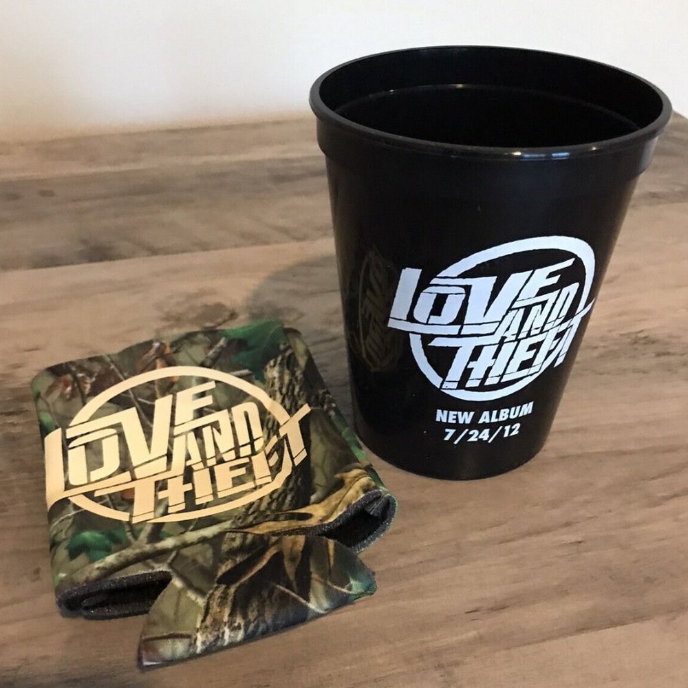 Love And Theft Country Band Promotional Cup & Fanclub Koozie
